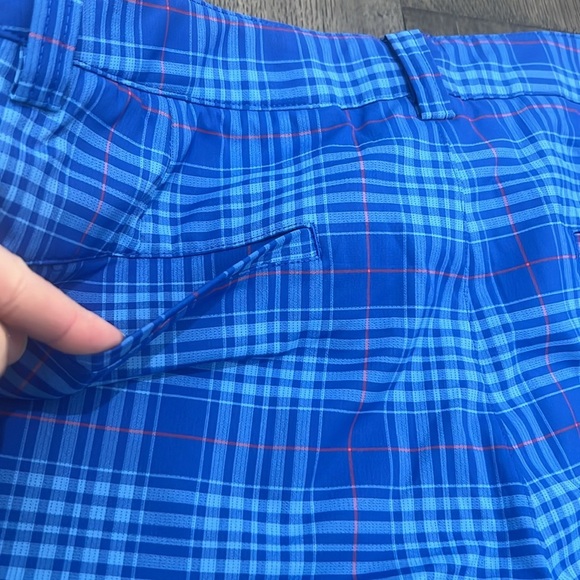 Men’s puma checkered golf shorts with pockets - Picture 6 of 7